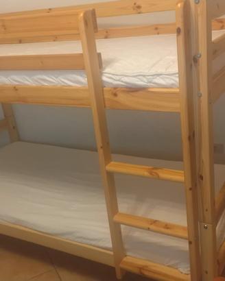 letto a castello senza materassi