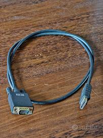 Cavo DisplayPort a VGA 1m, ICZI Cavo DP Maschio a