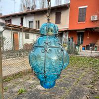Lanterna veneziana in vetro soffiato