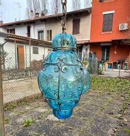 Lanterna veneziana in vetro soffiato