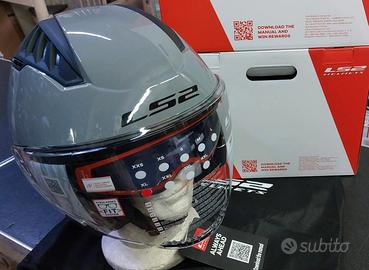 LS2 OF600 COPTER 2 TG S CASCO JET NARDO GREY GRIGI