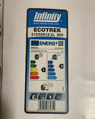 Gomme estive Infinity Ecotrek