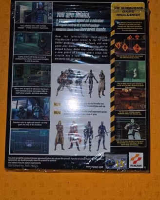 Metal Gear Solid PC big box