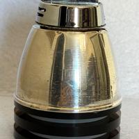 Antico accendino da tavolo in argento 800
