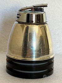 Antico accendino da tavolo in argento 800