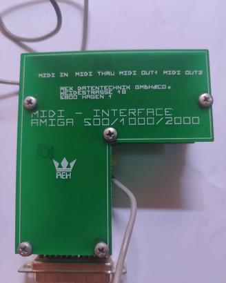 Interfaccia MIDI per Commodore  Amiga
