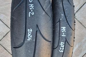 gomme moto Dunlop 213 gp pro 120 + 200/60