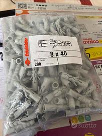 Tasselli 200 pezzi in busta friulaider 8x40
