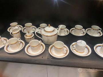 servizio da tè/caffè in fine porcellana tedesca