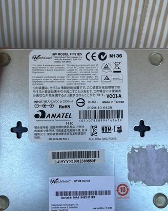 2 Firewall WatchGuard T35 e XTM 2 Usati