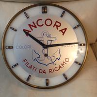 orologio da parete pubblicitario vintage 