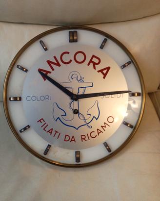 orologio da parete pubblicitario vintage 