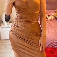 Relish meraviglioso abito bronzo tg 42