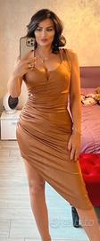 Relish meraviglioso abito bronzo tg 42