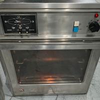 forno incasso Rex ventilato, E acciaio come NUOVO 