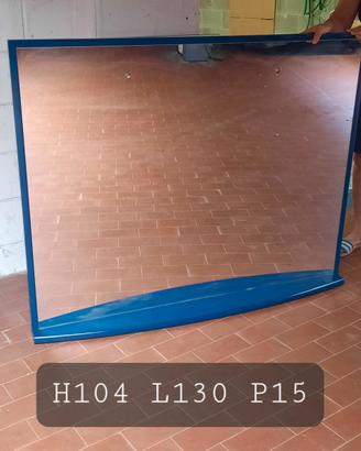 Specchiera per bagno con 2 lampade