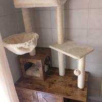 tiragraffi con porta lettiera
