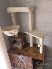 tiragraffi con porta lettiera