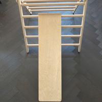 Triangolo arrampicata e scivolo bambini in legno