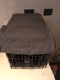 Trasportino in metallo con copertura