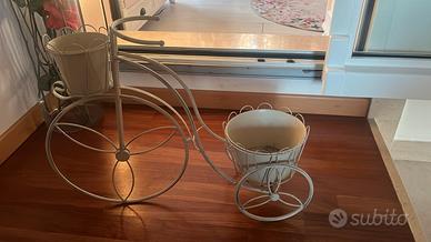 Portavasi Bicicletta Vintage  Stile Shabby 30€