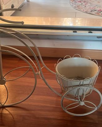 Portavasi Bicicletta Vintage  Stile Shabby 30€