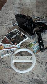 Wii nera + accessori + giochi
