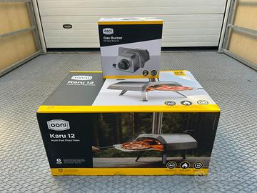 Ooni Karu forno pizza a gas/legna con gas burner