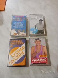 4 Musicassette Cantanti Italiani