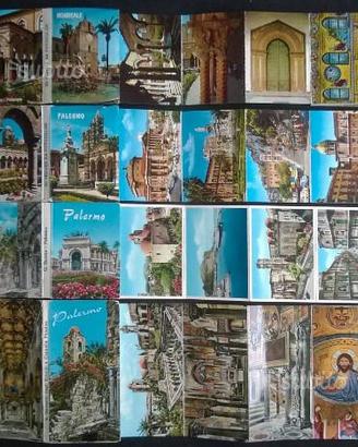 Sicilia - lotto di 7 libretti 136 cartoline