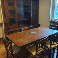 Soggiorno Completo in Legno Massiccio – Stile Clas