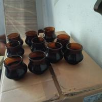 10 tazze del caffè, nere, vintage