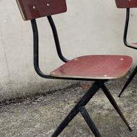 Sedia vintage in formica e metallo anni'50