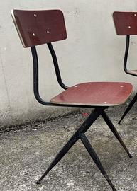 Sedia vintage in formica e metallo anni'50