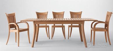 Tavolo + 6 sedute da giardino Harmony