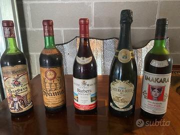 Lotti di vini da collezione di varie annate