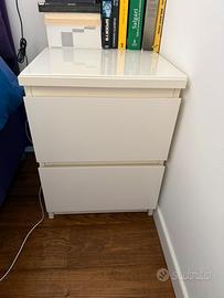 Doppia Cassettiera MALM due cassetti