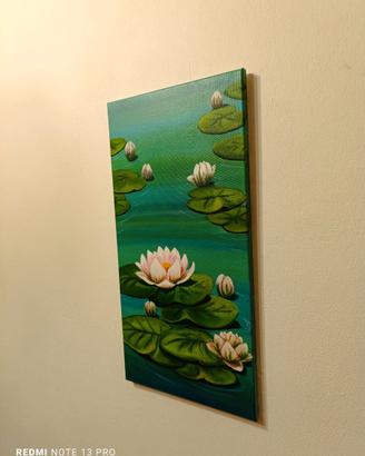 Loto magico. Dipinto acrilico fatto a mano.