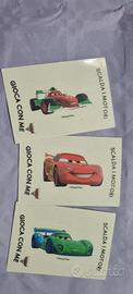 3 figurine adesive Pixar Cars 