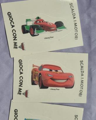 3 figurine adesive Pixar Cars 