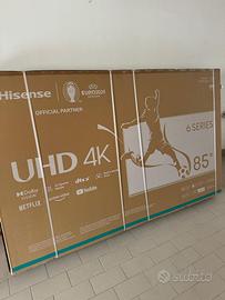 Televisore hisense 85 pollici ancora imballato