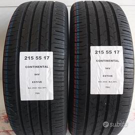 2 gomme 215 55 17 continental a755