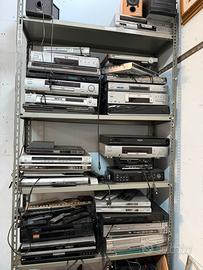 Videoregistratore vhs dvd amplificatore