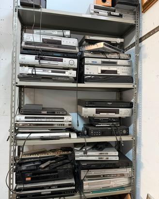 Videoregistratore vhs dvd amplificatore