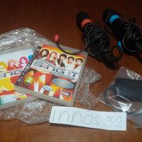 Microfoni Originali SingStar PS3 +2 Giochi SING IT