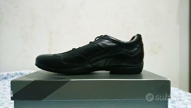 Sneakers mocassini nero giardini pelle tg 44