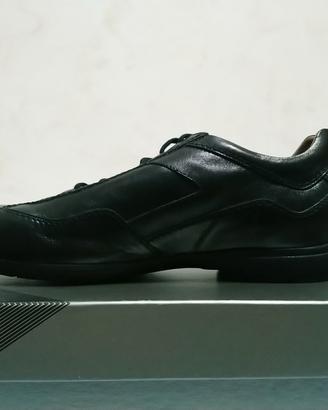 Sneakers mocassini nero giardini pelle tg 44