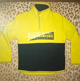 Felpa pile Napapijri Verde-Nera