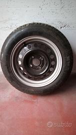 cerchio piu gomma originale wv golf serie 2