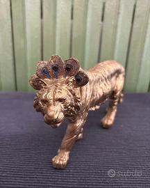 Statuetta Tigre dorata Maison Du Monde